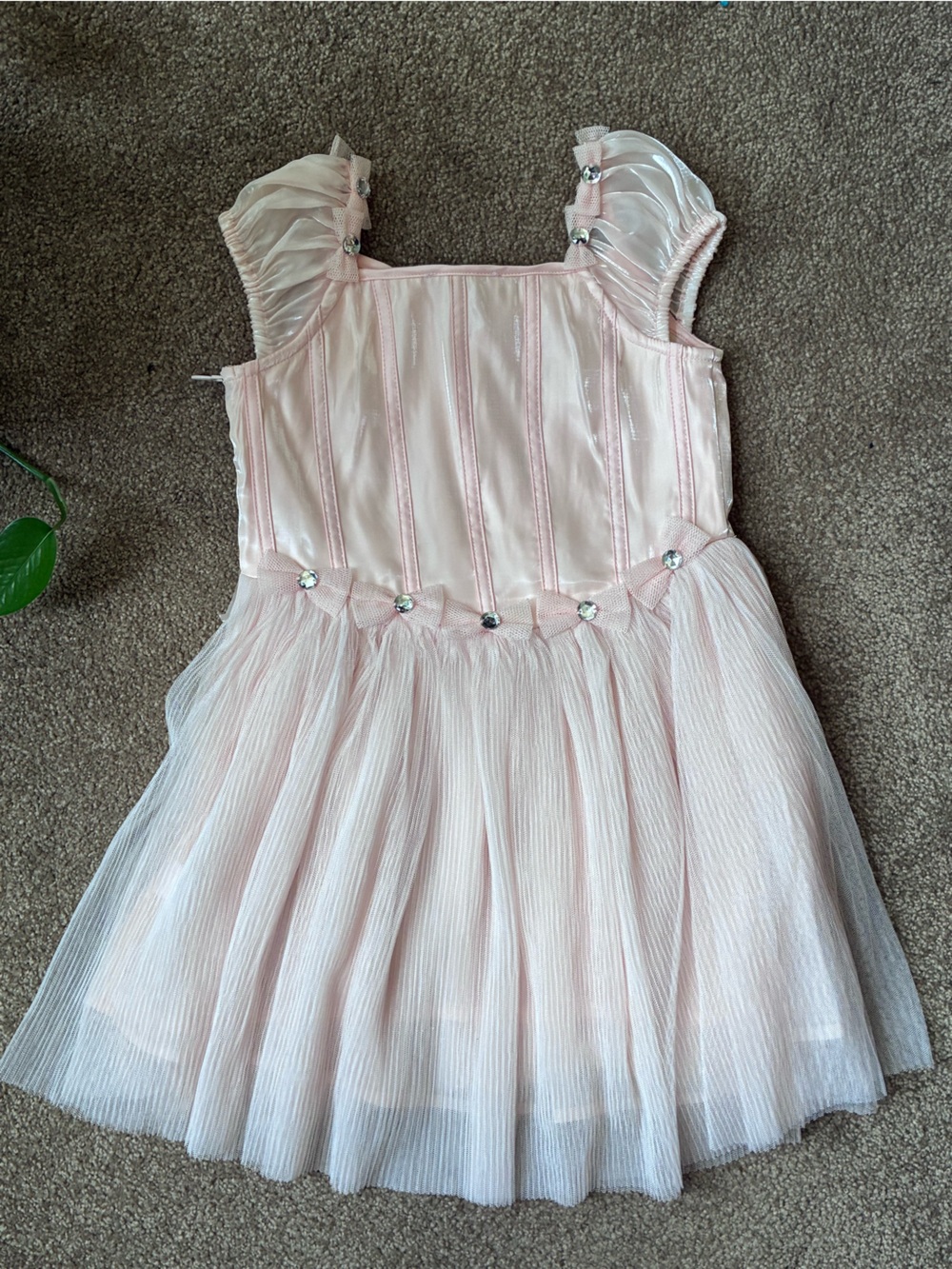 Gymboree New York City Ballet Light Pink Girls Party Dress with Floral Accent - Picture 4 of 4